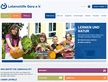 Tablet Screenshot of lebenshilfe-gera.de